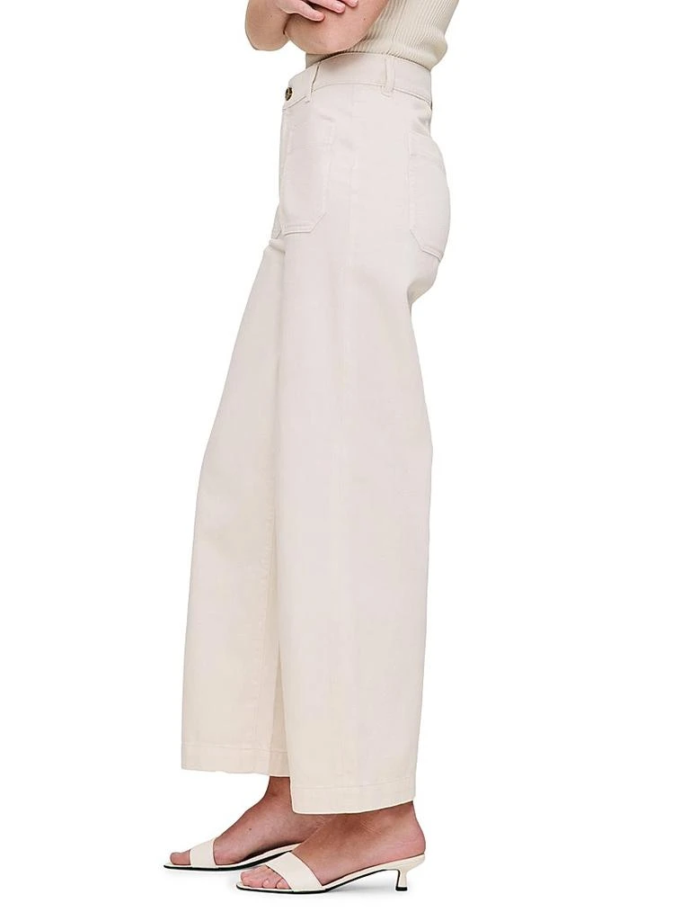 DL1961 Hepburn Wide Leg High Rise Ankle Jeans 4