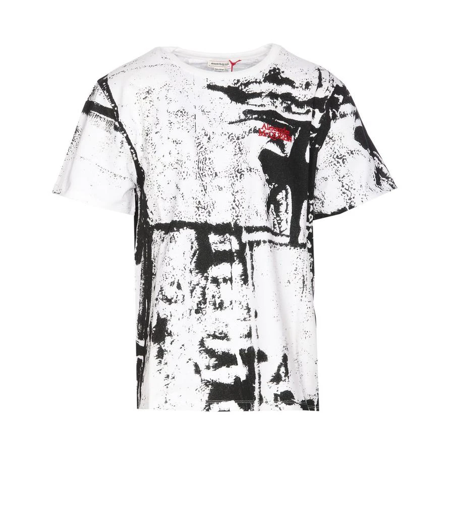 Alexander McQueen Alexander McQueen Graphic Print Crewneck T-Shirt 1