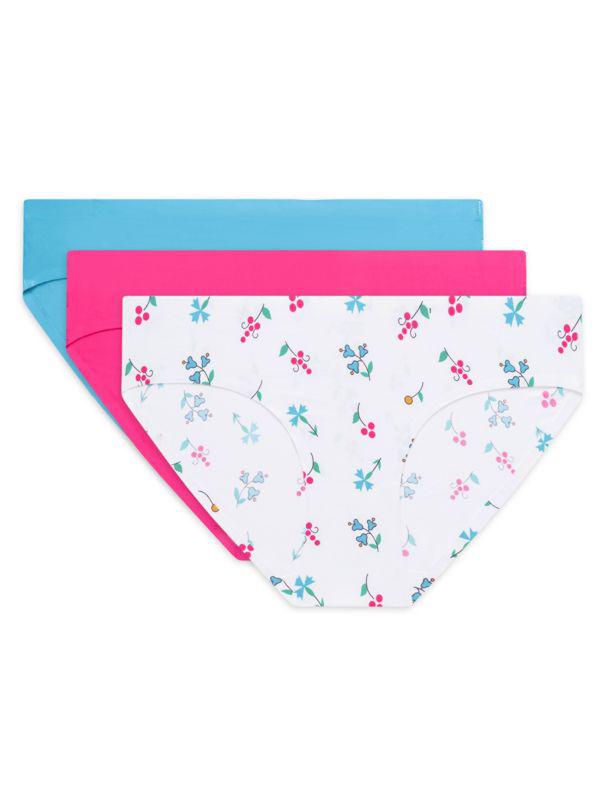 AQS 3-Pack Seamless Assorted Bikini Panties