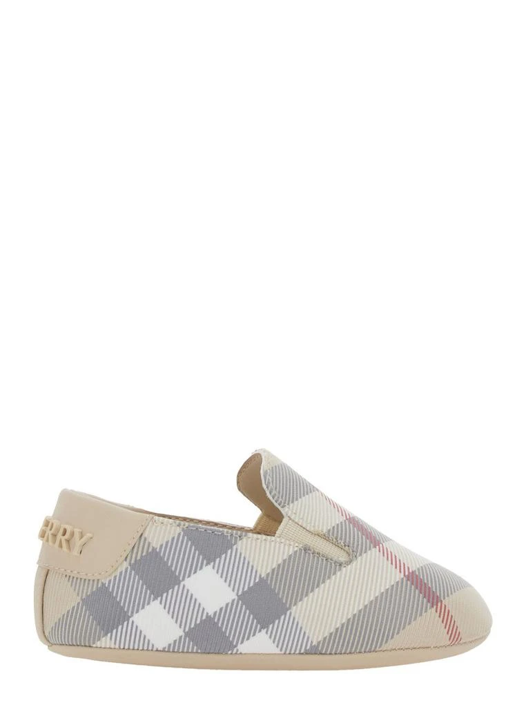 Burberry Burberry Kids Check Printed Slip-On Baby Shoes 1