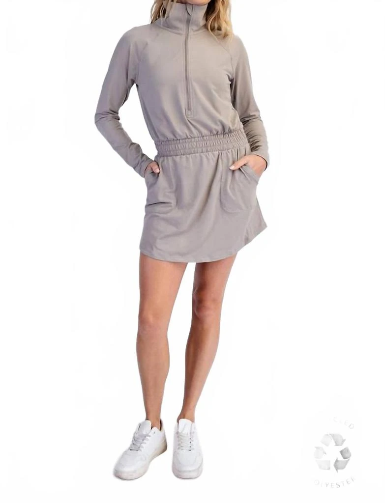 RAE MODE Butter Romper In Stone Taupe 4