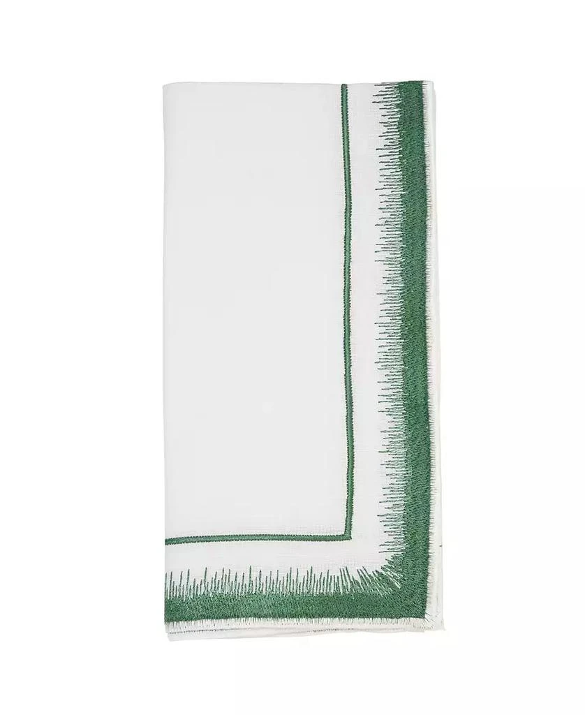 Saro Lifestyle Elegant Embroidery Detail Napkin, Set of 4 4