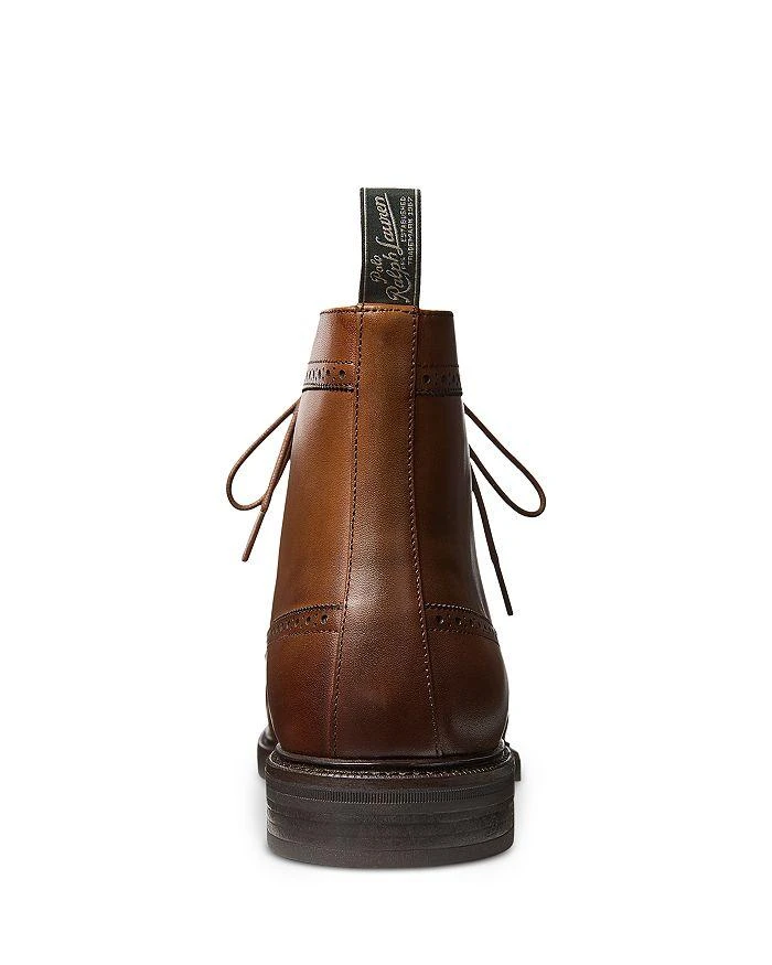 Ralph Lauren Men's Leather Wingtip Boots 3