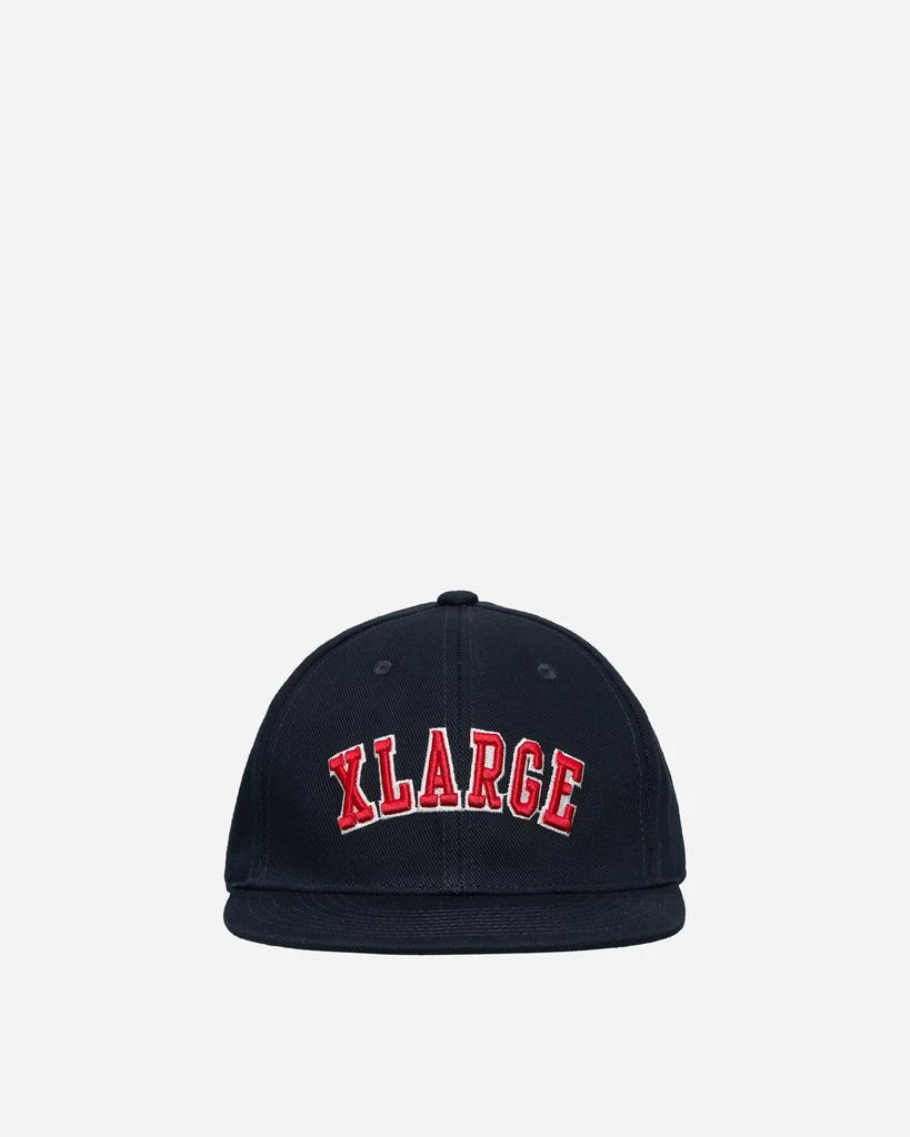 XLARGE Round Logo Snapback Cap Navy 1