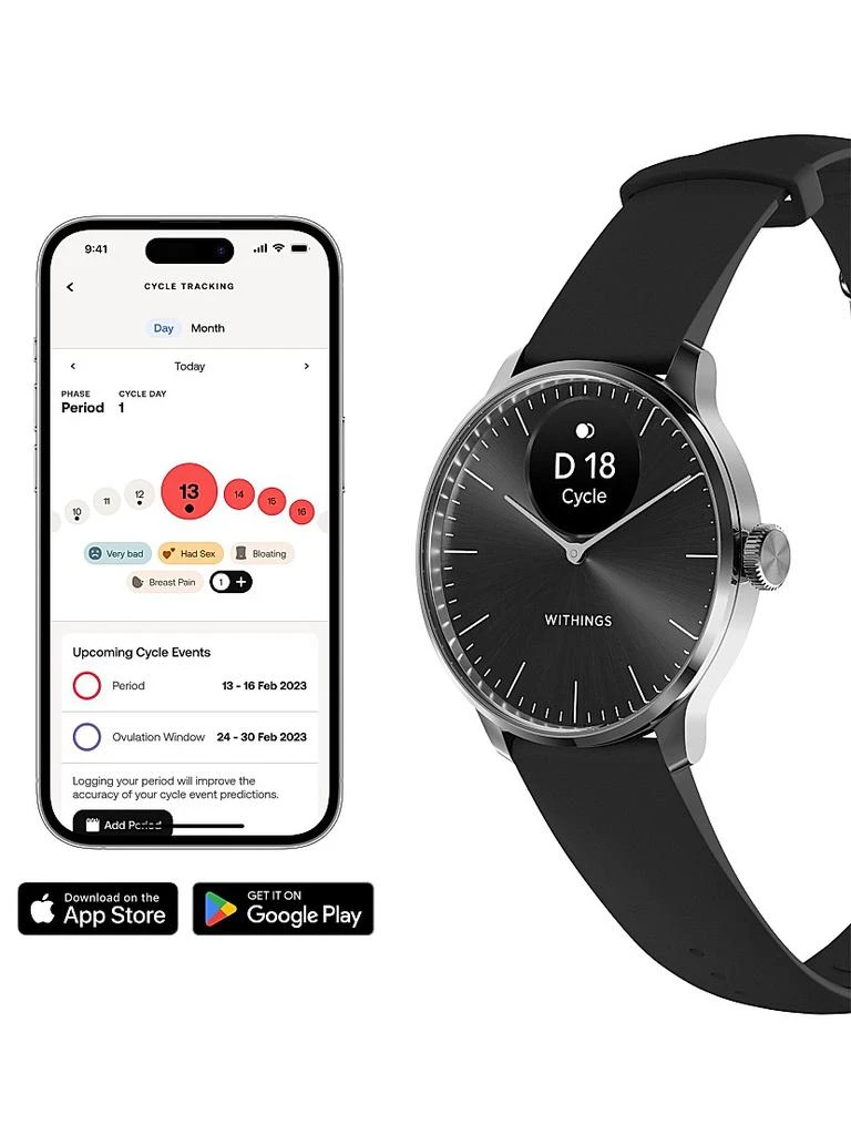 Withings ScanWatch Light -  Daily Health Luxury Smartwatch - 37MM 5