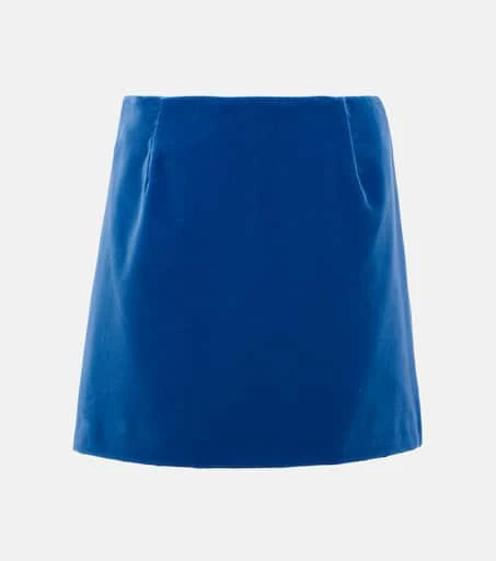 BLAZÉ MILANO Coci velvet miniskirt 1