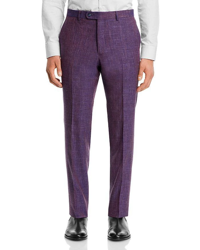 John Varvatos Wool & Linen Melange Slim Fit Suit Pants 3