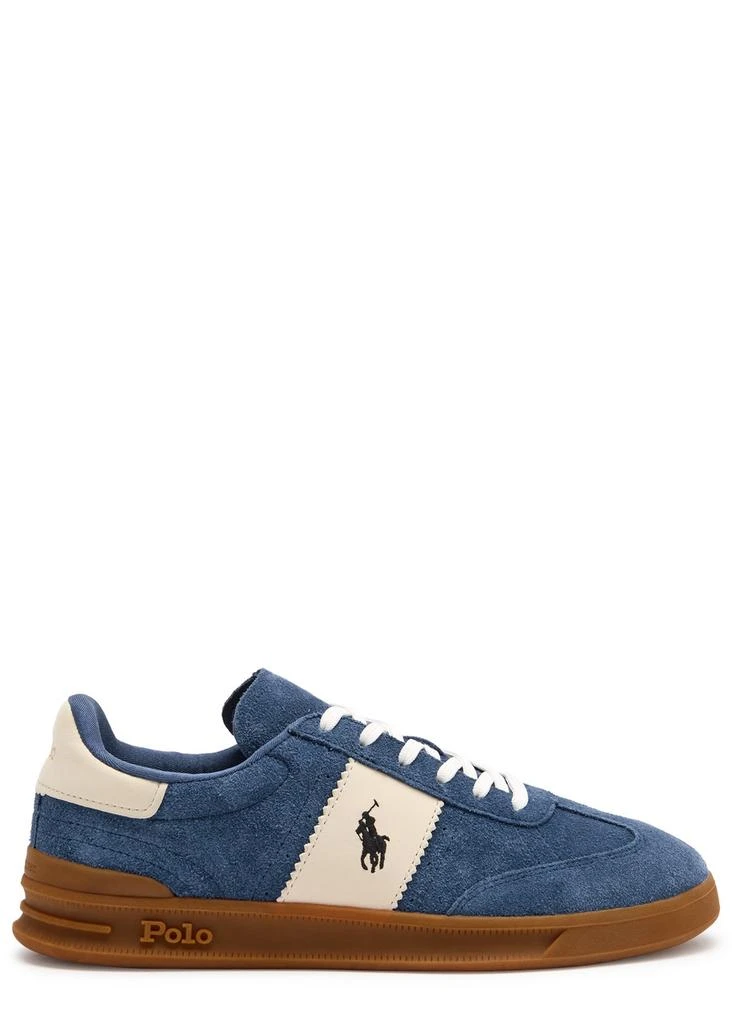Ralph Lauren Aera panelled suede sneakers 1