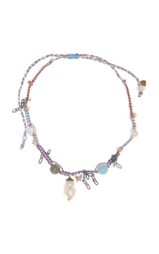 Joie DiGiovanni Joie DiGiovanni - Mermaid Barbie Rose-Gold Multi-Stone Necklace - Multi - OS - Moda Operandi - Gifts For Her 1