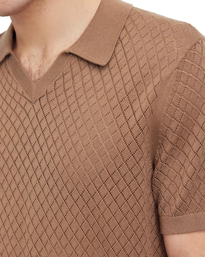 Madewell Diamond Pointelle Stitch Regular Fit Short Sleeve Sweater 6