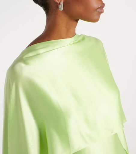 ROKSANDA Caped satin gown 4