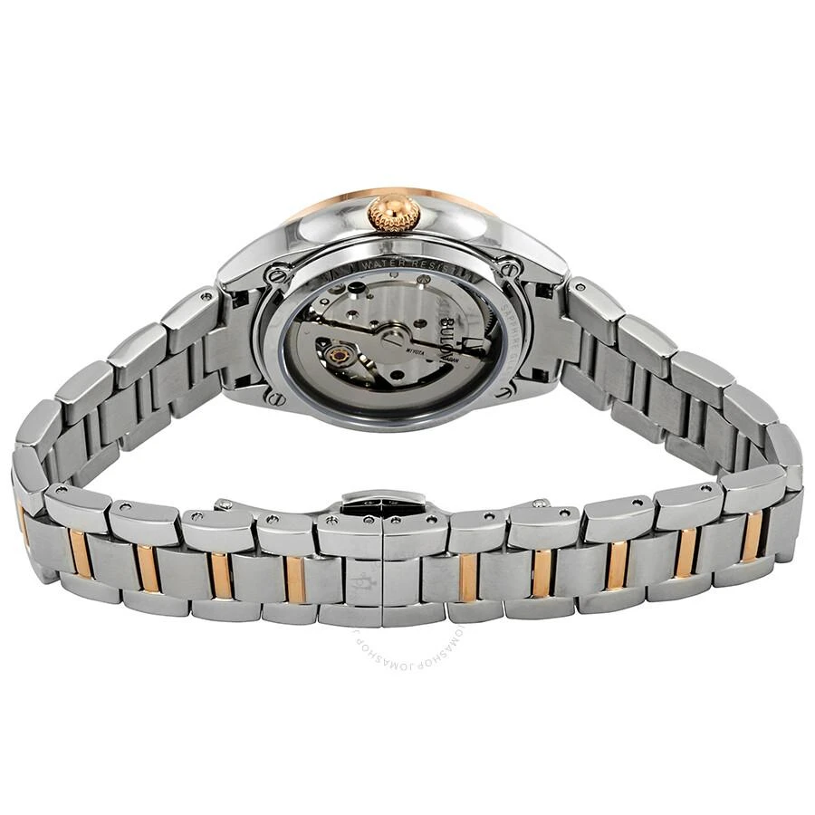 Bulova Classics Automatic Mother of Pearl Diamond Dial Ladies Watch 98P170 3