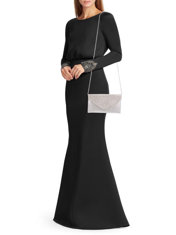 La Regale Crystal Flap Clutch