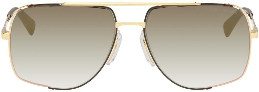 Dita Gold & Black Midnight Special Sunglasses