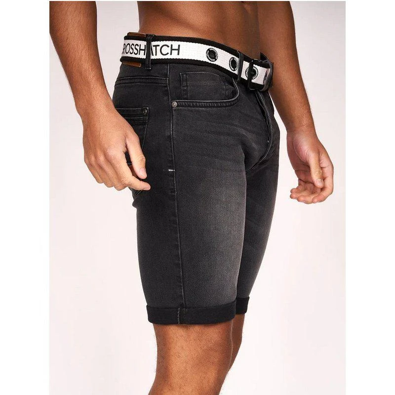 Crosshatch Mens Reestier Denim Shorts 2
