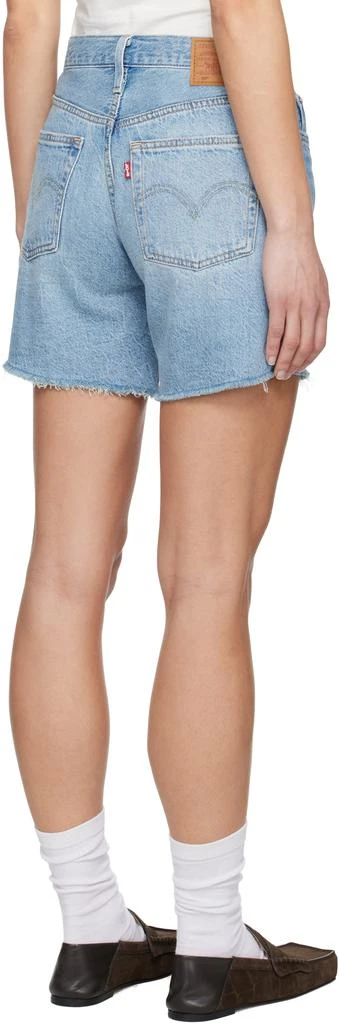 Levi's Blue 501 Original Fit Mid-Thigh Lightweight Denim Shorts 3