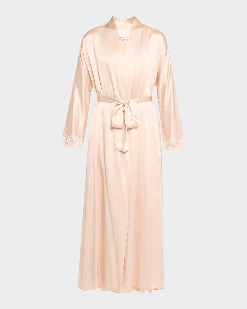 Christine Lingerie Bijoux Long Silk Robe