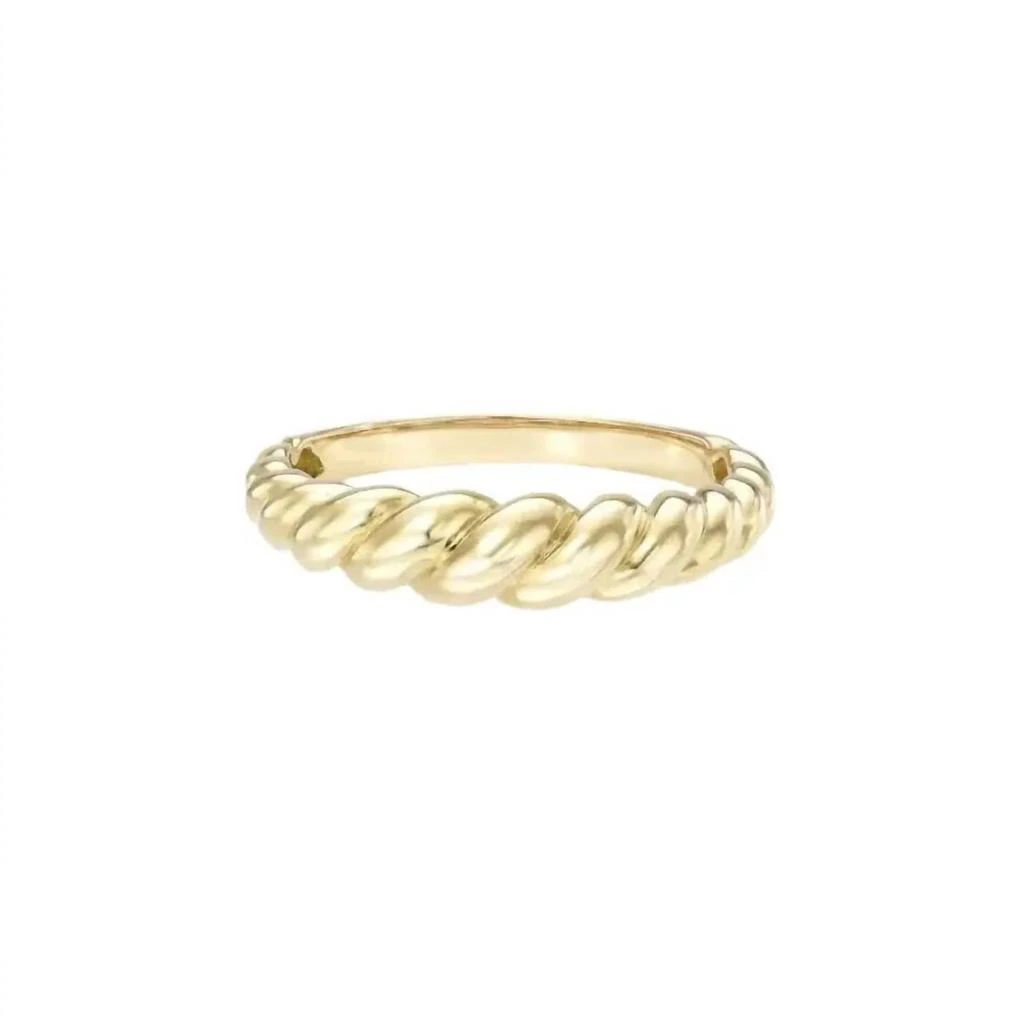 Zoe Lev Zoe Lev - 14k Gradient Twist Ring 1