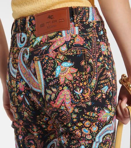 ETRO Paisley high-rise flared jeans 6