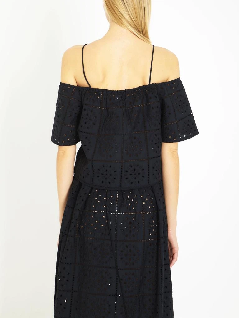 Ganni Broderie anglaise top 3