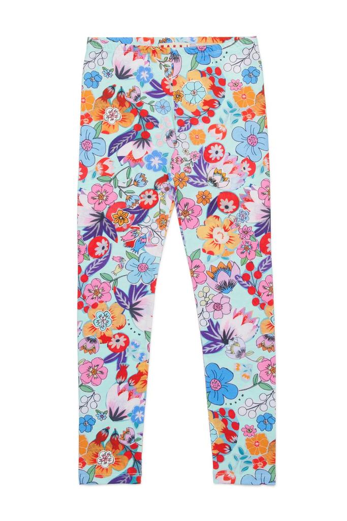 Marni Marni Kids Allover Floral Printed Leggings