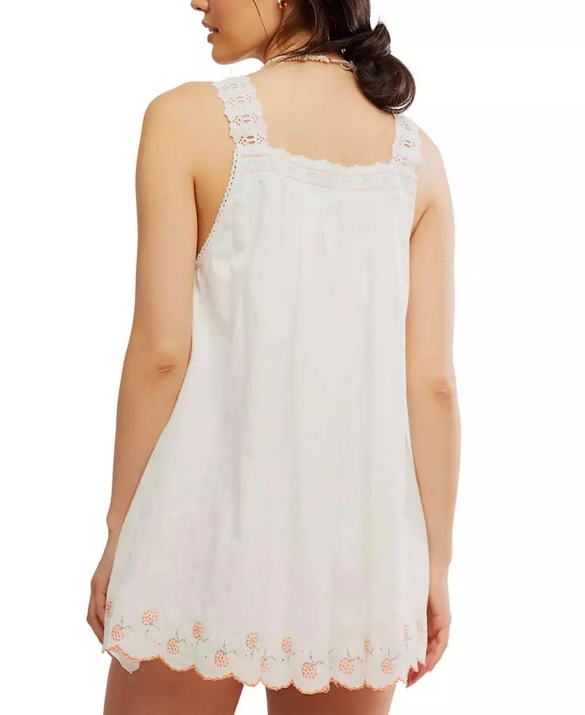 Free People Women's Latecia Embroidered Cotton Mini Dress 2
