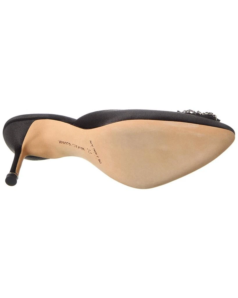 Manolo Blahnik Hangisi 70 Satin Mule 4