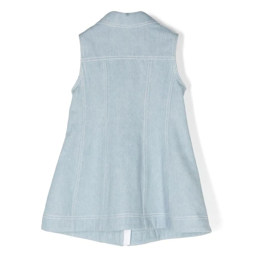 white christmas dresses The Jean Dress: Strapless Ruffle Denim Dress– MomQueenBoutique