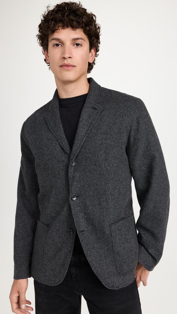 Club Monaco Wool Houndstooth Blazer