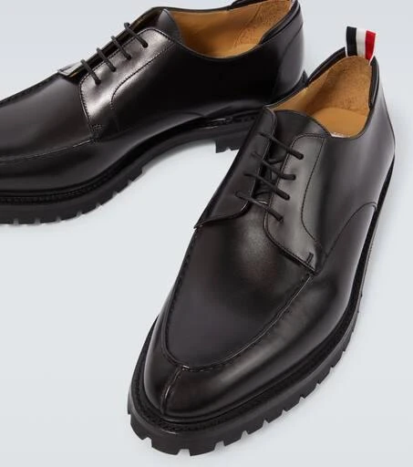 Thom Browne Apron Stitch leather Derby shoes 3