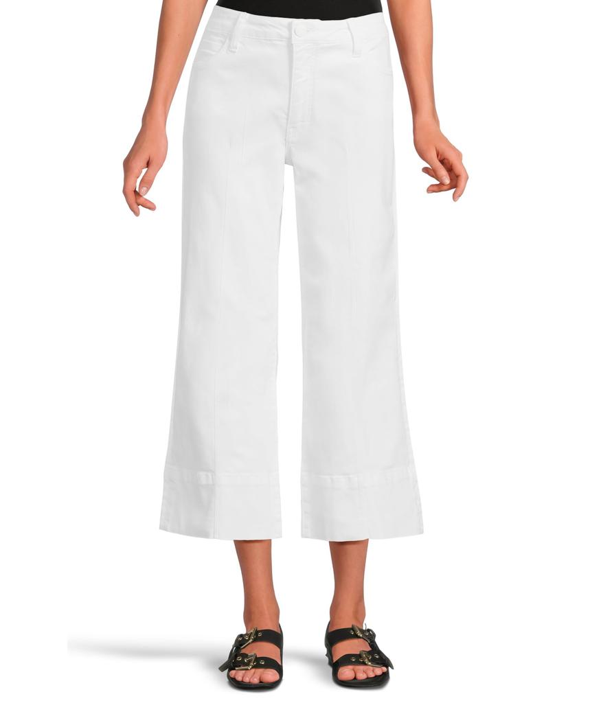 KUT from the Kloth Petite Meg High Rise Frt Pin Tuck Wide Hem Basic Bck