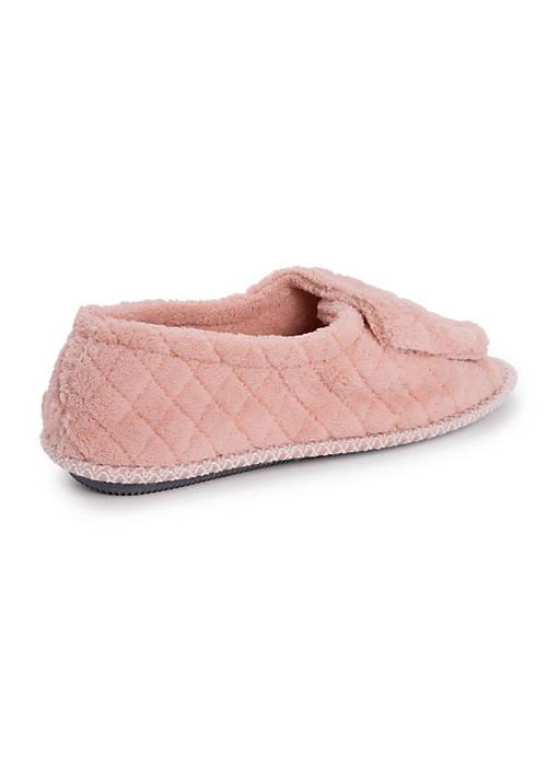 MUK LUKS Luks Womens Marylou Micro Chenille Slide Slipper