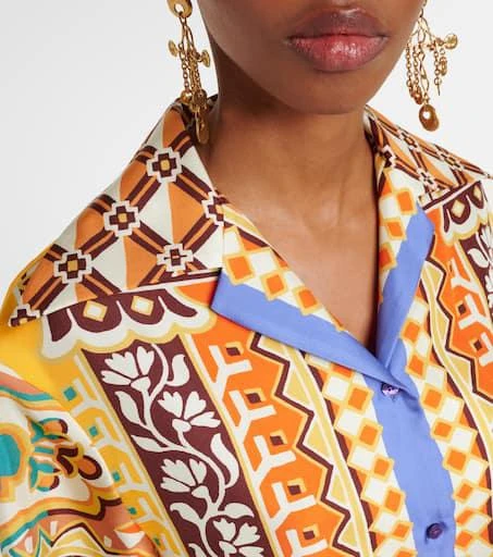 ETRO Printed silk shirt 4