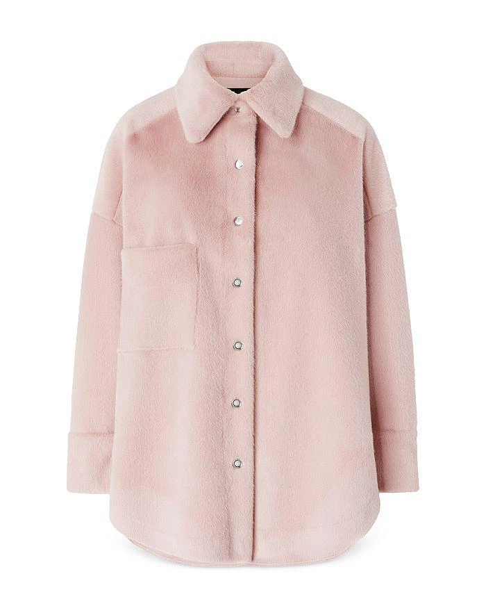 PINKO Lefkada Faux Fur Shacket 5