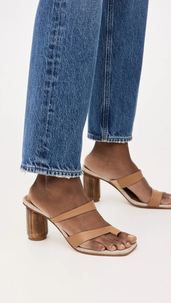 Kaanas Otto Toe Ring Strappy Chunky Heels 2