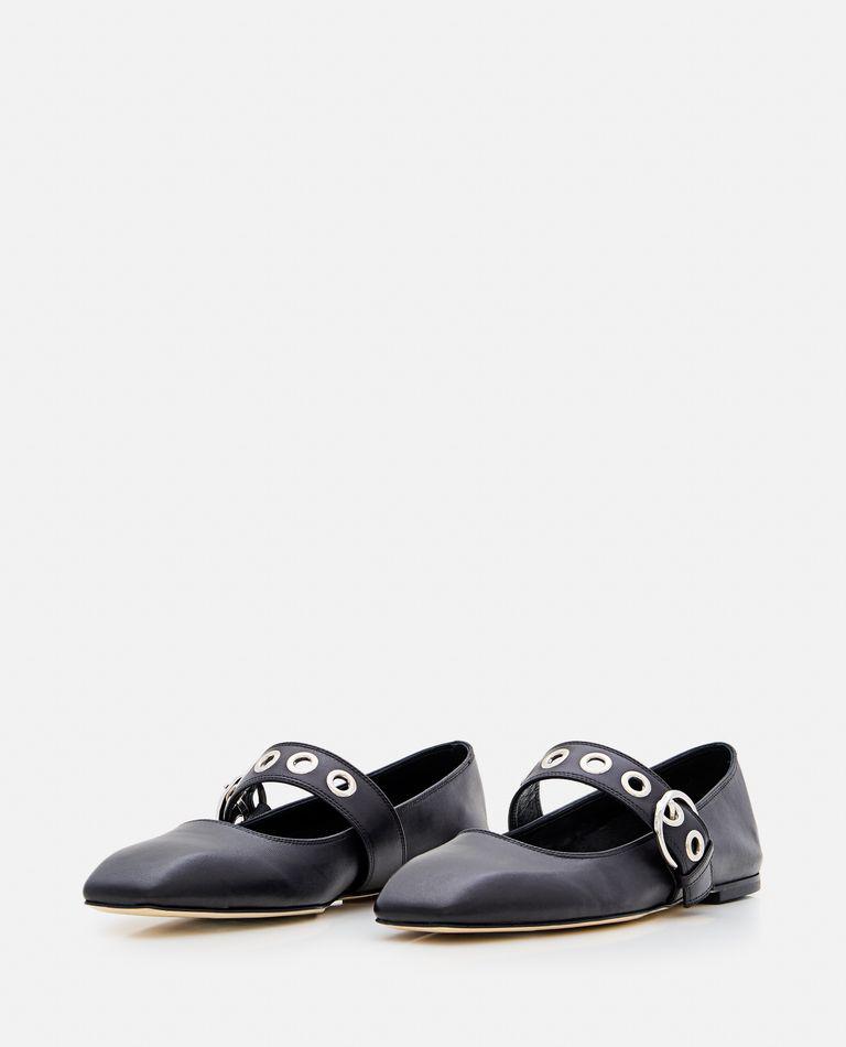 AEYDE Uma Eyelet Nappa Leather Black