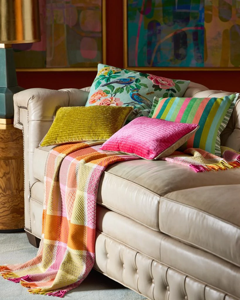 Designers Guild Golbourne Wool-Blend Throw, 51" x 75" 2