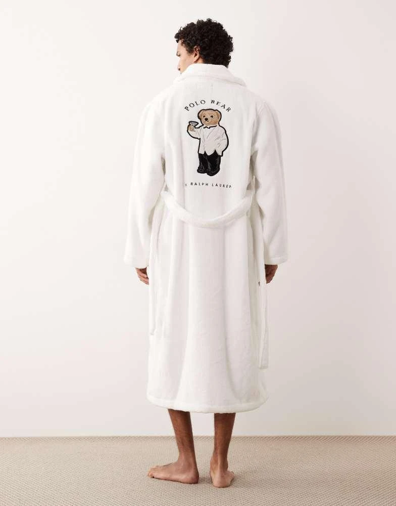 Ralph Lauren Polo Ralph Lauren cotton terry sleep robe in white