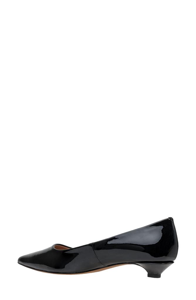 Linea Paolo Banks Patent Kitten Heel Pointed Toe Pump