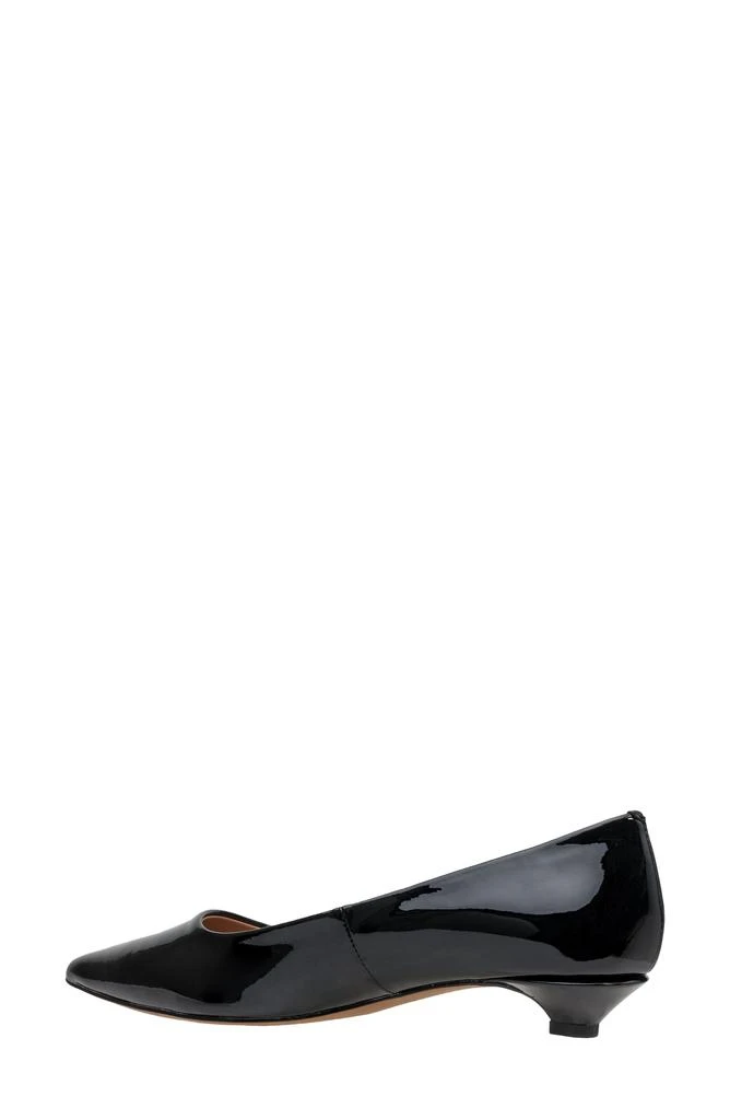Linea Paolo Banks Patent Kitten Heel Pointed Toe Pump 2