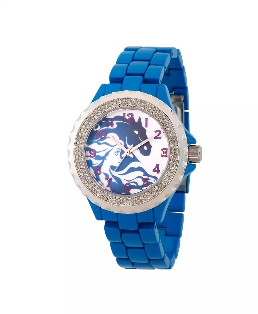 ewatchfactory Disney Frozen 2 Elsa Women's Enamel Sparkle Blue Alloy Watch 41mm