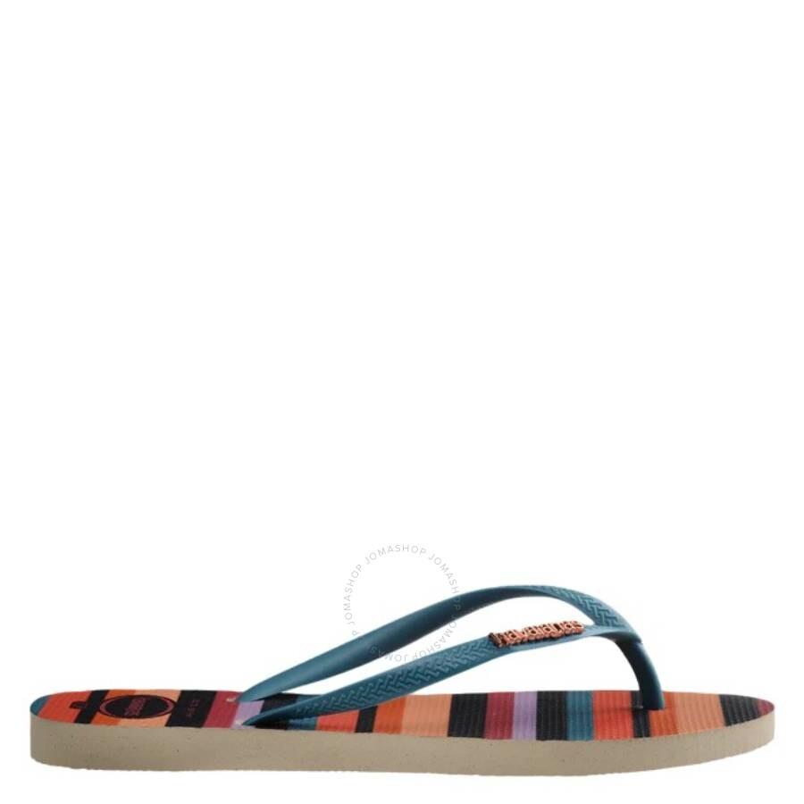 Havaianas Slim Patchwork Stripe Flip Flops