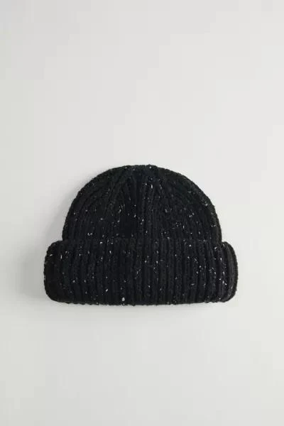 Urban Outfitters Marled Wool Short Roll Ribbed Knit Beanie 2