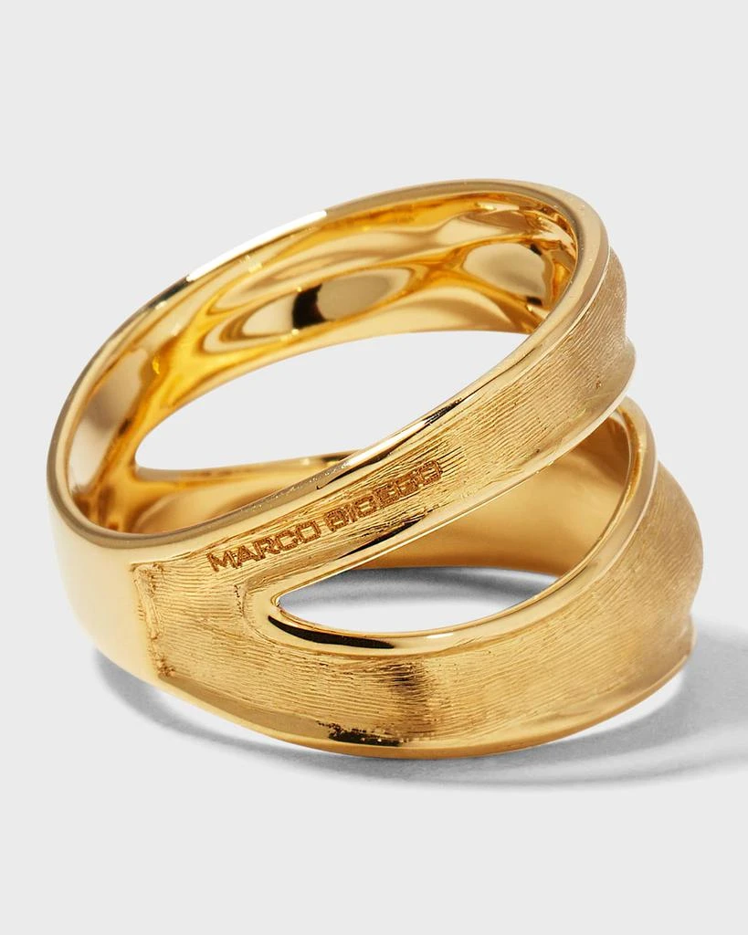 Marco Bicego 18K Lunaria Yellow Gold Split Ring Size 7 4