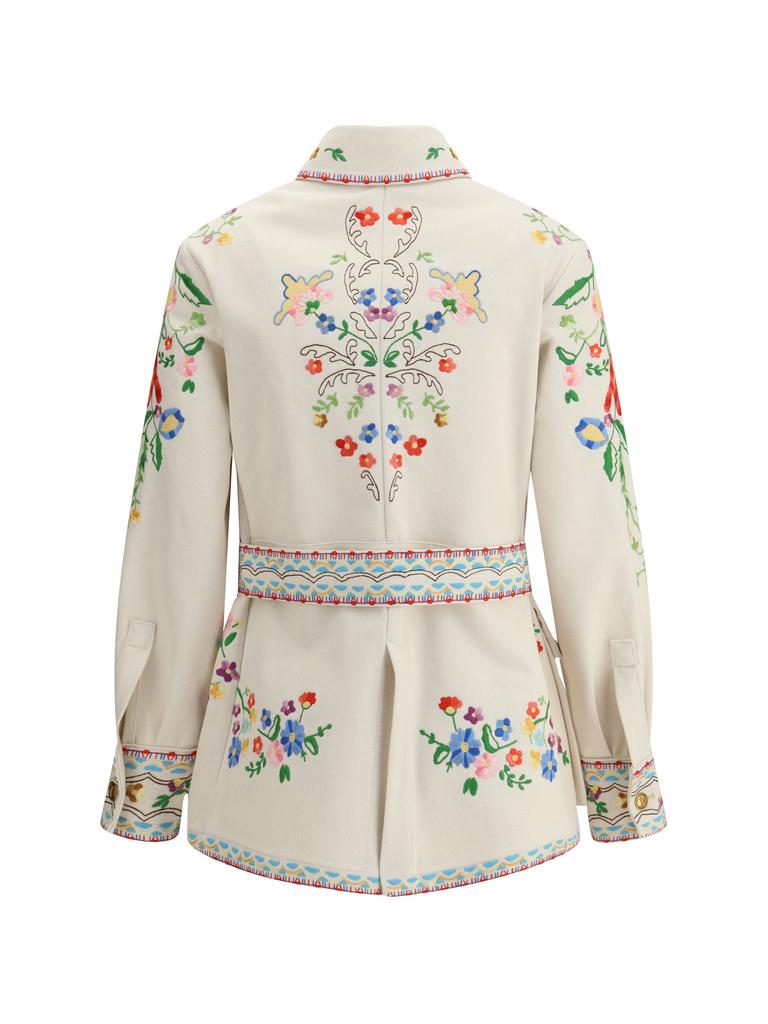 Valentino Embroidered Denim Jacket