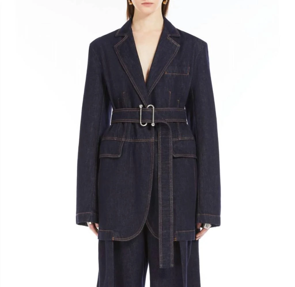 Max Mara Sportmax - Domino Oversized Denim Blazer