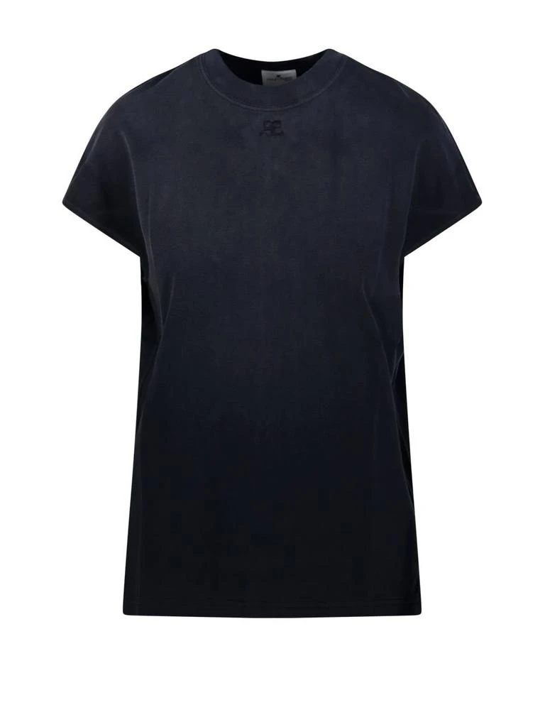 Courrèges Courrèges Short-Sleeve Crewneck T-Shirt Mini Dress