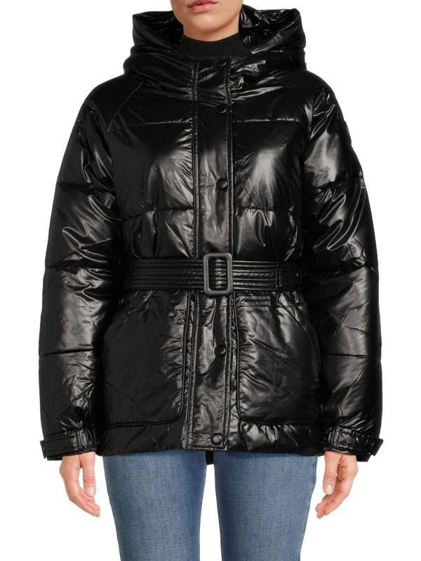 NOIZE Bonita ​Holographic Puffer Jacket 1