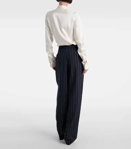 Stella McCartney Pinstripe wool tapered pants 3