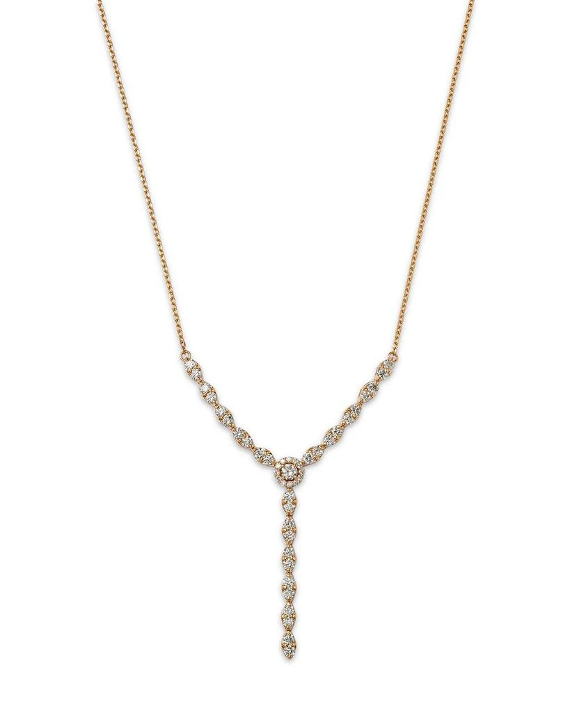 Bloomingdale's Diamond Y Necklace in 14K Yellow Gold, 2.30 ct.t.w. 1